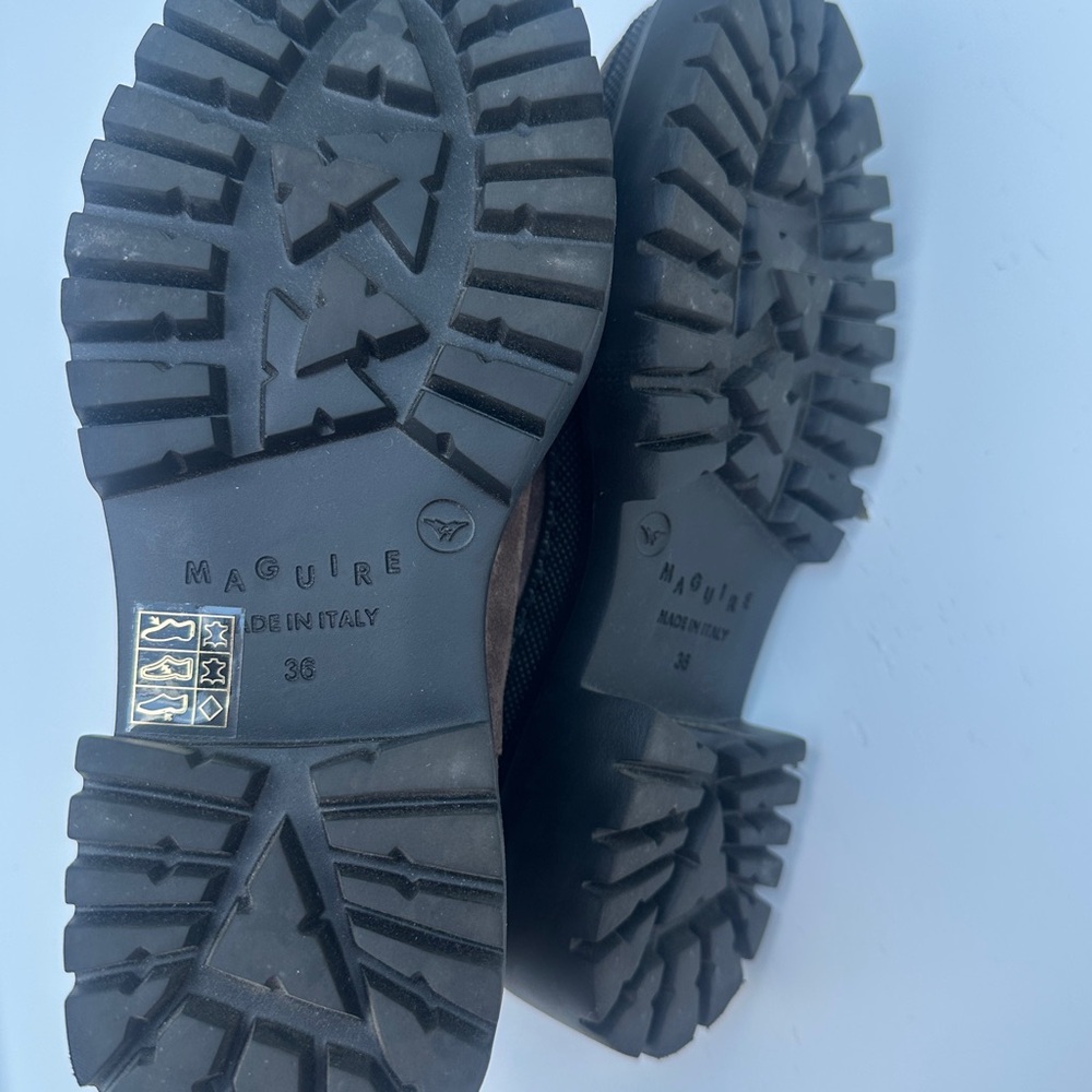 MAGUIRE - ‚Corticella’ Taupe Slate Suede Chelsea Boots - Size 5.5 - NEVER WORN - Picture 8 of 10